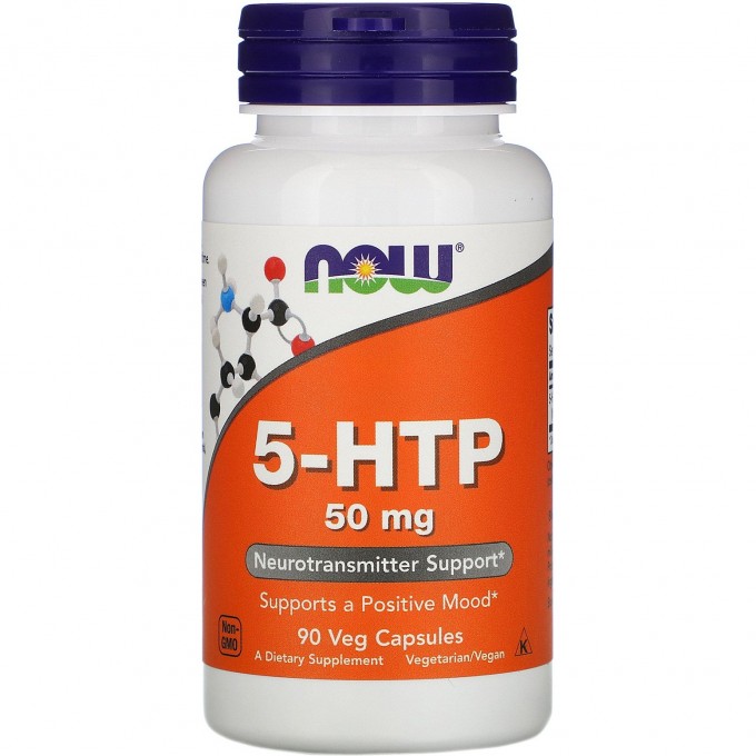 Аминокислота NOW FOODS 5-НТР, 50 мг, 90 капсул NS*0099 Аминокислота NOW FOODS 5-НТР, 50 мг, 90 капсул NS*0099