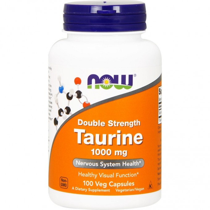 Аминокислота NOW FOODS Taurine активатор, 1000 мг, 100 капсул NS*0142 Аминокислота NOW FOODS Taurine активатор, 1000 мг, 100 капсул NS*0142