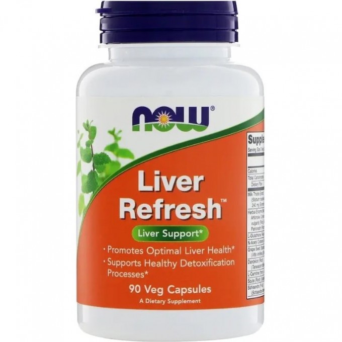 Бад пищеварительный NOW Liver Refresh (Liver Detoxifier), Ливер Рефреш - 90 капсул NS2448 Бад пищеварительный NOW Liver Refresh (Liver Detoxifier), Ливер Рефреш - 90 капсул NS2448