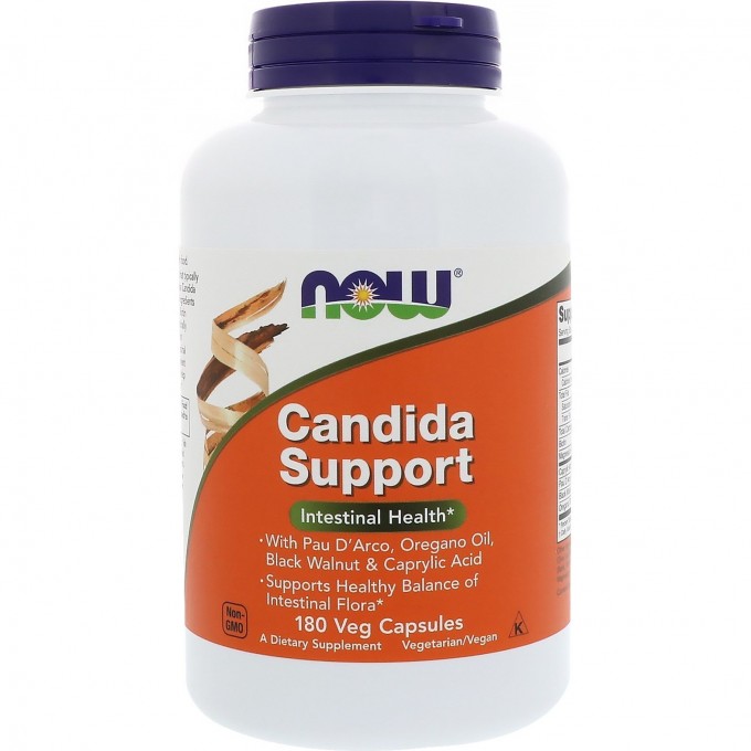 БАДы для защититы микрофлоры. NOW Candida Support, Кандида Саппорт - 180 капсул NS3319 БАДы для защититы микрофлоры. NOW Candida Support, Кандида Саппорт - 180 капсул NS3319