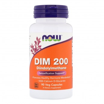Дииндолилметан ДИМ DIM 200 NOW FOODS 200 мг, 90 капсул Дииндолилметан ДИМ DIM 200 NOW FOODS 200 мг, 90 капсул