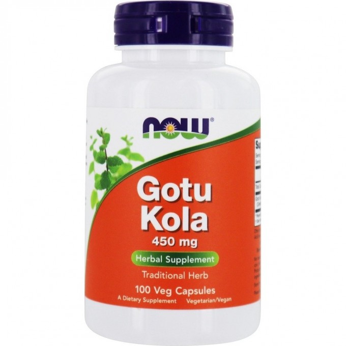Готу Кола NOW Gotu Kola, 450 мг - 100 капсул NS4700 Готу Кола NOW Gotu Kola, 450 мг - 100 капсул NS4700