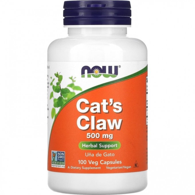 Иммуномодулятор NOW Cat's Claw, 500 мг - 100 капсул NS4618 Иммуномодулятор NOW Cat's Claw, 500 мг - 100 капсул NS4618