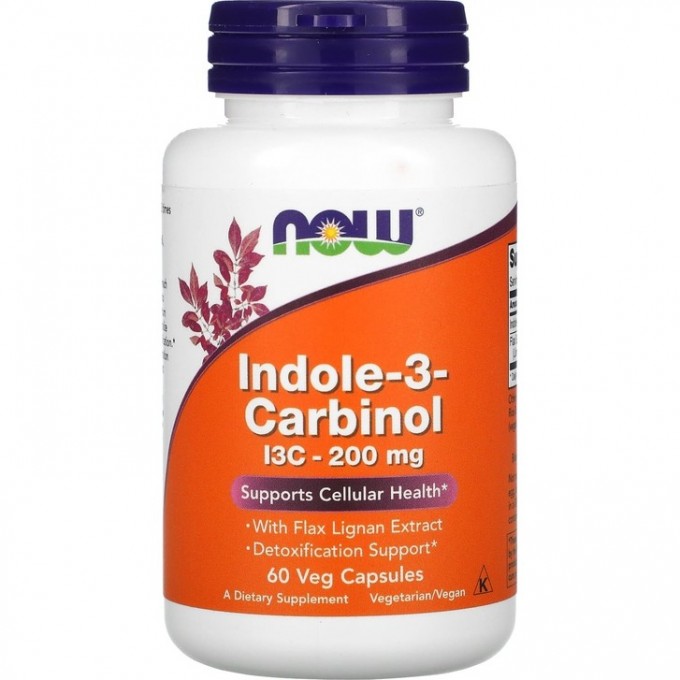 Индол NOW Indole-3-Carbinol, 200 мг - 60 капсул NS3056 Индол NOW Indole-3-Carbinol, 200 мг - 60 капсул NS3056