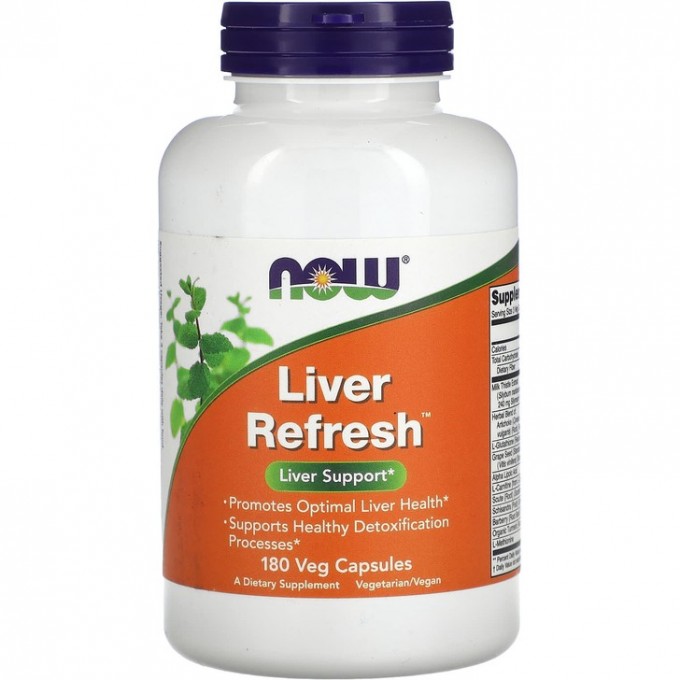 Комплекс NOW Liver Refresh (Liver Detoxifier), 180 капсул NS2449 Комплекс NOW Liver Refresh (Liver Detoxifier), 180 капсул NS2449