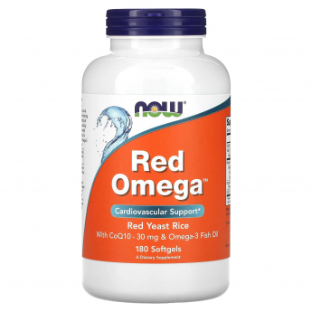 Омега NOW FOODS RED OMEGA 180 SGELS