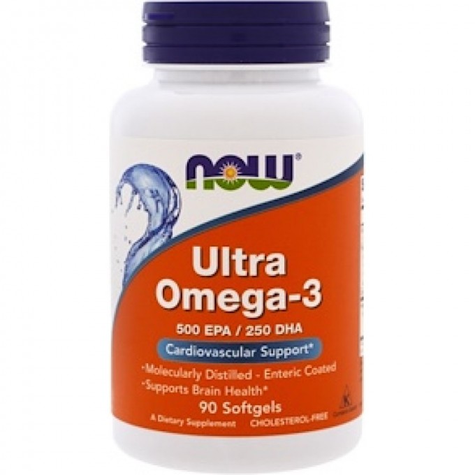 Омега NOW FOODS ULTRA OMEGA-3, 90 капсул NS1661 Омега NOW FOODS ULTRA OMEGA-3, 90 капсул NS1661