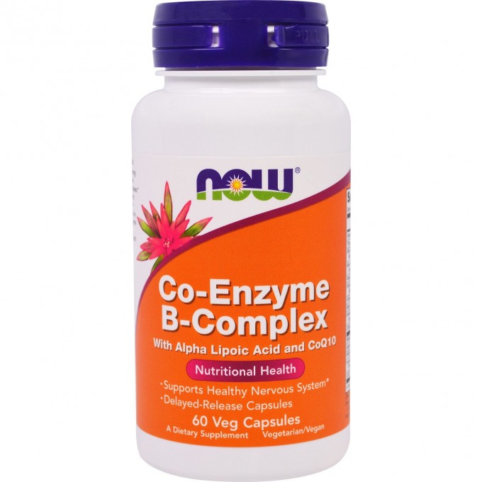 Витамин NOW B-Complex Co-Enzyme, 60 капсул NS0406 Витамин NOW B-Complex Co-Enzyme, 60 капсул NS0406