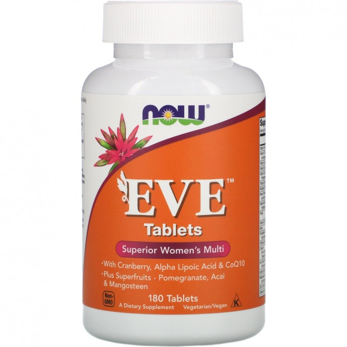Витамин NOW FOODS EVE женские мультивитамины, 180 таблеток NS3797 Витамин NOW FOODS EVE женские мультивитамины, 180 таблеток NS3797