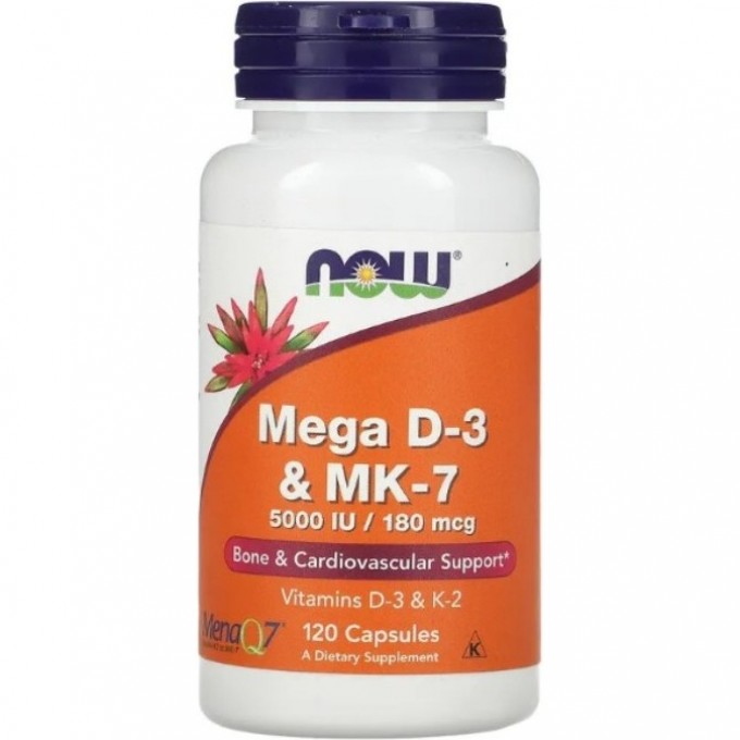 Витамин NOW FOODS МЕГА D35000 м.е+ МК-7 100мкг. NS*0386 Витамин NOW FOODS МЕГА D35000 м.е+ МК-7 100мкг. NS*0386