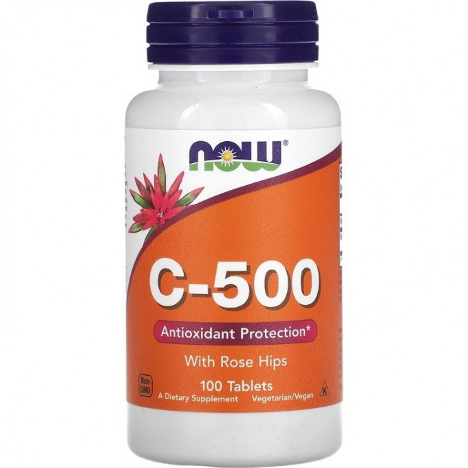 Витамин С-500 RH NOW FOODS с шиповником NS*0670 Витамин С-500 RH NOW FOODS с шиповником NS*0670